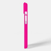 Coques Case-Mate iPhone Arc-en-ciel rose chaud personnalisé (Verso / Gauche)