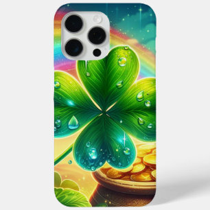 Coque iPhone 15 Pro Max Arc-en-ciel Saint Patrick's Day trver