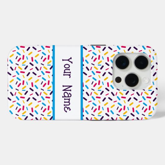 Coques Case-Mate iPhone Arc en ciel Sprinkes Polyamory Fide drapeau (Verso (horizontal))