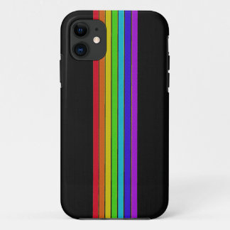 Coque Case-Mate Pour iPhone Arc-en-ciel sur la caisse noire de l'iPhone 5