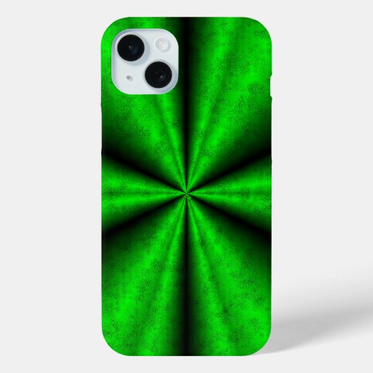 Coques Case-Mate iPhone Arc-en-ciel vert en cuir d'éléphant Optik (Verso)