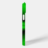 Coques Case-Mate iPhone Arc-en-ciel vert en cuir d'éléphant Optik (Verso / Droite)
