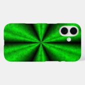 Coques Case-Mate iPhone Arc-en-ciel vert en cuir d'éléphant Optik (Verso (horizontal))