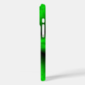 Coques Case-Mate iPhone Arc-en-ciel vert en cuir d'éléphant Optik (Verso / Gauche)