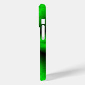 Coques Case-Mate iPhone Arc-en-ciel vert en cuir d'éléphant Optik (Verso / Gauche)