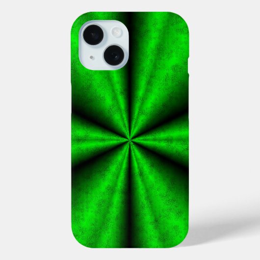 Coques Case-Mate iPhone Arc-en-ciel vert en cuir d'éléphant Optik (Verso)