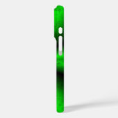 Coques Case-Mate iPhone Arc-en-ciel vert en cuir d'éléphant Optik (Verso / Gauche)