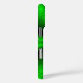 Coques Case-Mate iPhone Arc-en-ciel vert en cuir d'éléphant Optik (Verso / Droite)