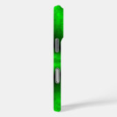 Coques Case-Mate iPhone Arc-en-ciel vert en cuir d'éléphant Optik (Verso / Droite)