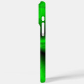 Coques Case-Mate iPhone Arc-en-ciel vert en cuir d'éléphant Optik (Verso / Gauche)