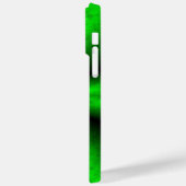 Coques Case-Mate iPhone Arc-en-ciel vert en cuir d'éléphant Optik (Verso / Gauche)