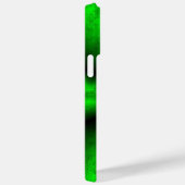 Coques Case-Mate iPhone Arc-en-ciel vert en cuir d'éléphant Optik (Verso / Droite)
