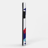 Coques Case-Mate iPhone Arc-en-ciel Yorkie d'amusement (Dos/Droite)