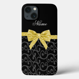 iPhone 13 Coque Arc noir nommé personnalisé de parties