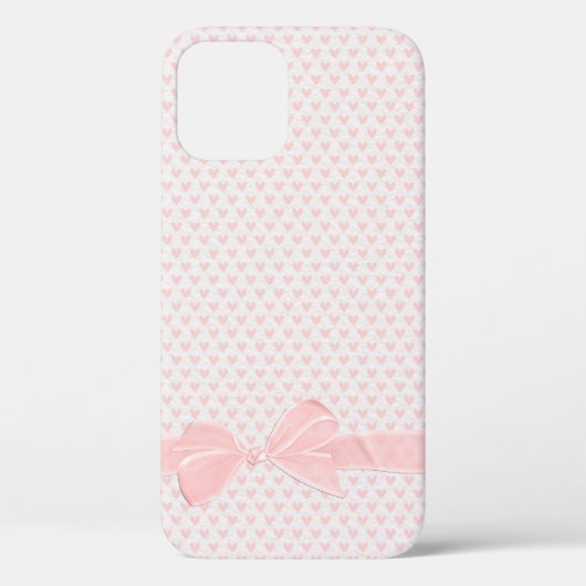 Coques Case-Mate iPhone arc rose sur coeur motif (Verso)