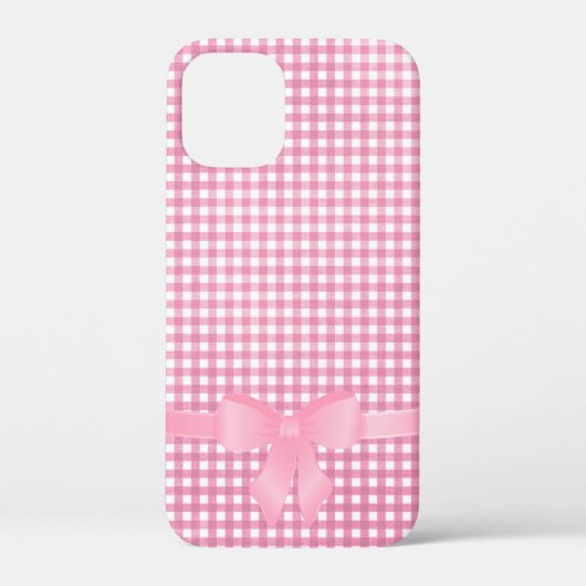 Coques Case-Mate iPhone arc rose sur en vichy Coque-coque iphone Mate (Verso)