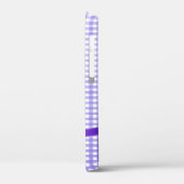 Coques Case-Mate iPhone arc violet sur en vichy (Verso / Gauche)