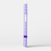 Coques Case-Mate iPhone arc violet sur en vichy (Verso / Droite)