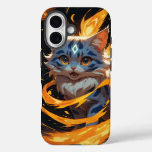 Coques iPhone 16 Arcane Ember : Le Chaton À Flamebound