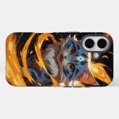 Coques Case-Mate iPhone Arcane Ember : Le Chaton À Flamebound (Verso (horizontal))