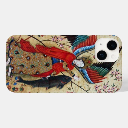 COQUES Case-Mate iPhone ARCHANGEL RAPHAEL ET PARCHEMENT DE POISSON (Verso (horizontal))