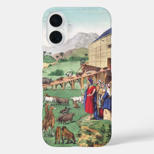 Coques Case-Mate iPhone Arche de Noé avec des animaux (Verso)