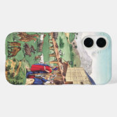 Coques Case-Mate iPhone Arche de Noé avec des animaux (Verso (horizontal))