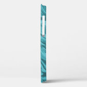 Coques Case-Mate iPhone Arché et courbé sur fond de tons turquoise, (Verso / Gauche)