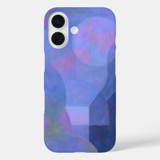 Coques Case-Mate iPhone Arches de minuit - Indigo Géométrie Abstraite (Verso)