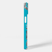 Coques Case-Mate iPhone ARCHITECTE DE LA RENAISSANCE Scruba Blue Monogram (Verso / Droite)