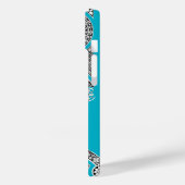 Coques Case-Mate iPhone ARCHITECTE DE LA RENAISSANCE Scruba Blue Monogram (Verso / Gauche)
