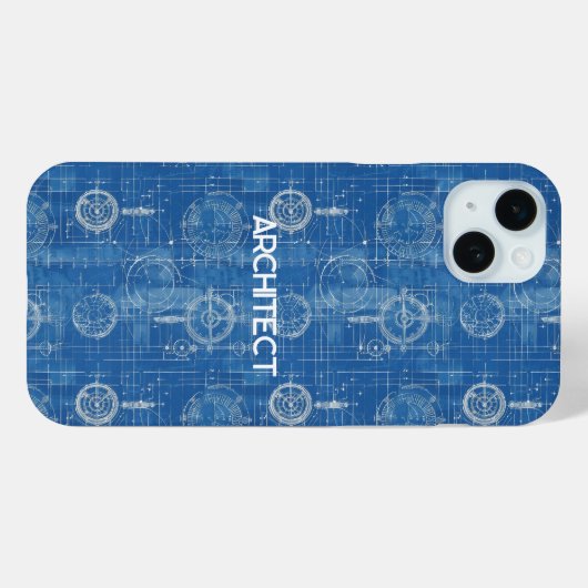 Coques Case-Mate iPhone Architecte du plan (Verso (horizontal))