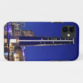 Coques Case-Mate iPhone Architecture de marina de Dubaï la nuit (Dos (Horizontal))