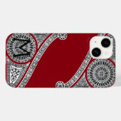 Coques Case-Mate iPhone ARCHITECTURE DE RENAISSANCE Monogramme de Bourgogn (Verso (horizontal))