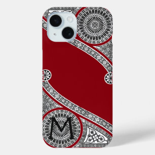 Coque Pour iPhone 15 ARCHITECTURE DE RENAISSANCE Monogramme de Bourgogn