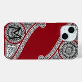 Coques Case-Mate iPhone ARCHITECTURE DE RENAISSANCE Monogramme de Bourgogn (Verso (horizontal))