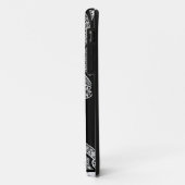 Coques Case-Mate iPhone ARCHITECTURE DE RENAISSANCE Monogramme noir blanc (Dos/Gauche)