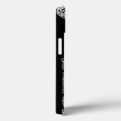 Coques Case-Mate iPhone ARCHITECTURE DE RENAISSANCE Monogramme noir blanc (Verso / Droite)