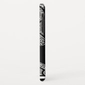 Coques Case-Mate iPhone ARCHITECTURE DE RENAISSANCE Monogramme noir blanc (Dos/Gauche)