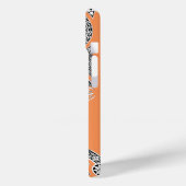 Coques Case-Mate iPhone ARCHITECTURE DE RENAISSANCE Tangerine Orange Monog (Verso / Gauche)