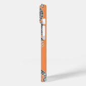 Coques Case-Mate iPhone ARCHITECTURE DE RENAISSANCE Tangerine Orange Monog (Verso / Gauche)