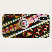 Coques Case-Mate iPhone Architecture espagnole colorée au plafond (Dos (Horizontal))