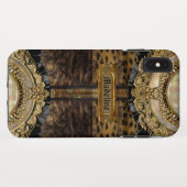 Coques Case-Mate iPhone Arcos Leopard Chic Monogramme dur (Dos (Horizontal))