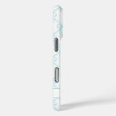 Coques Case-Mate iPhone Arcs aquarelle Aqua Coquette (Verso / Droite)