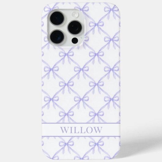 Coques Case-Mate iPhone Arcs de coquette violette aquarelle (Verso)