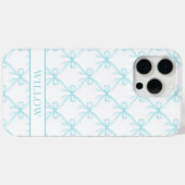 Coques Case-Mate iPhone Arcs de couleur aqua Coquette aquarelle (Verso (horizontal))