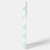 Coques Case-Mate iPhone Arcs de couleur aqua Coquette aquarelle (Verso / Droite)