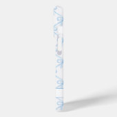 Coques Case-Mate iPhone Arcs de Watercolor Bleu Coquette (Verso / Gauche)