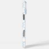 Coques Case-Mate iPhone Arcs de Watercolor Bleu Coquette (Verso / Droite)