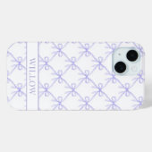 Coques Case-Mate iPhone Arcs de Watercolor Coquette Violet (Verso (horizontal))
